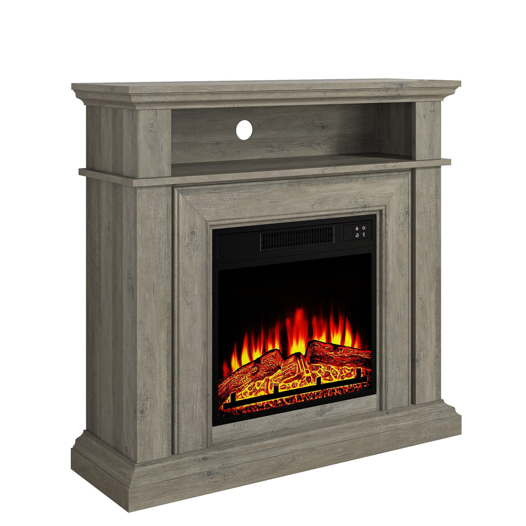 FFP24246 36" Electric Fireplace Mantel-Brown