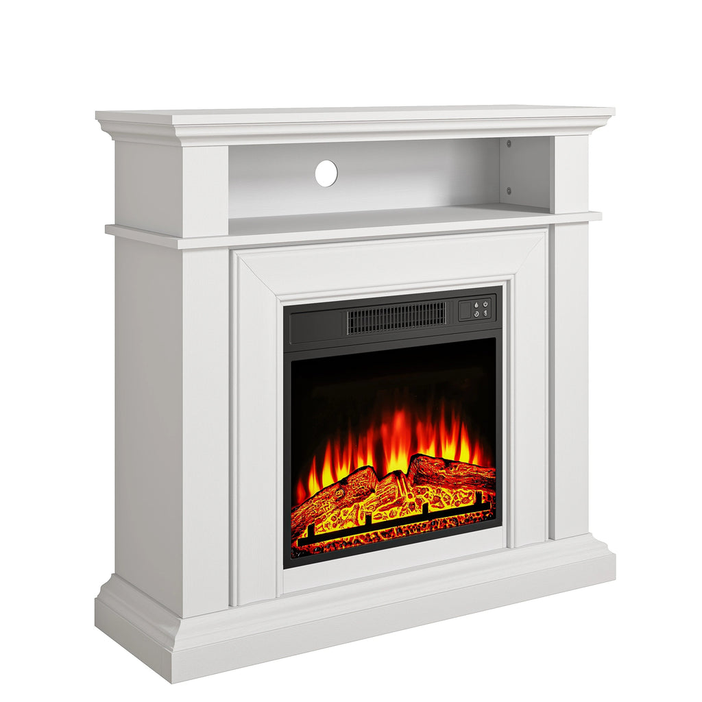 FFP24245 36" Electric Fireplace Mantel-White