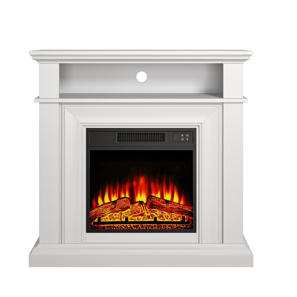 FFP24245 36" Electric Fireplace Mantel-White