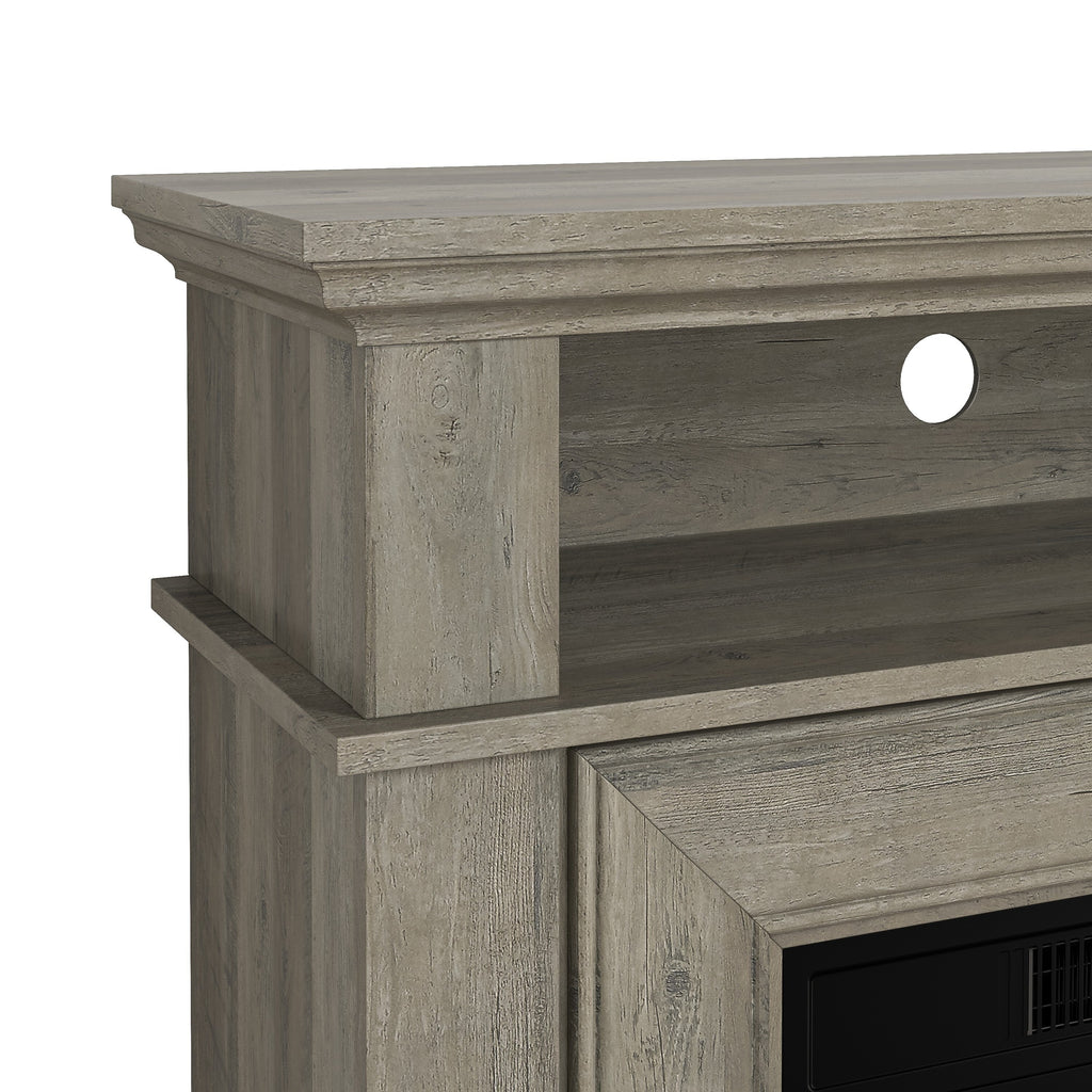 FFP24246 36" Electric Fireplace Mantel-Brown