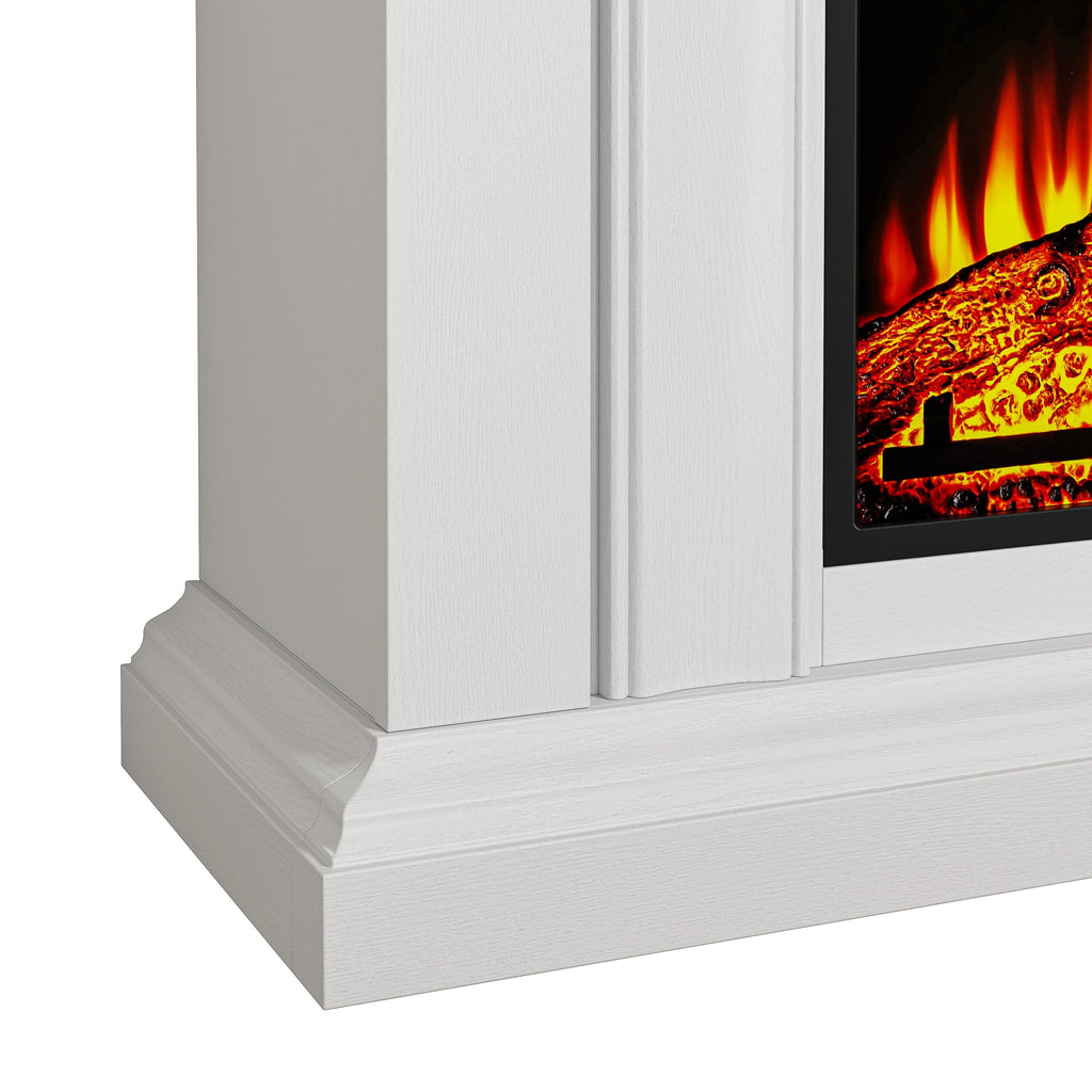 FFP24245 36" Electric Fireplace Mantel-White