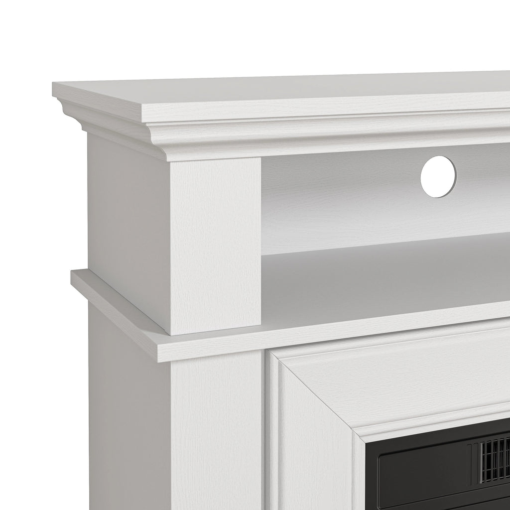 FFP24245 36" Electric Fireplace Mantel-White