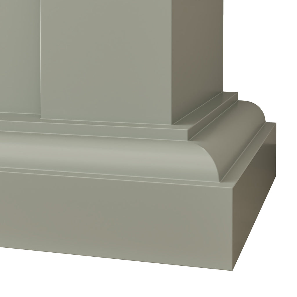 FFP24126 46.5" Electric Fireplace Mantel-Grey