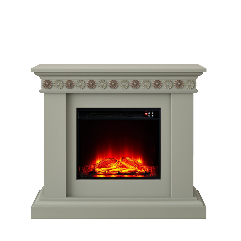 FFP24126 46.5" Electric Fireplace Mantel-Grey
