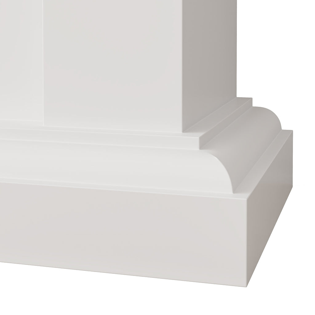 FFP24125 46.5" Electric Fireplace Mantel-White