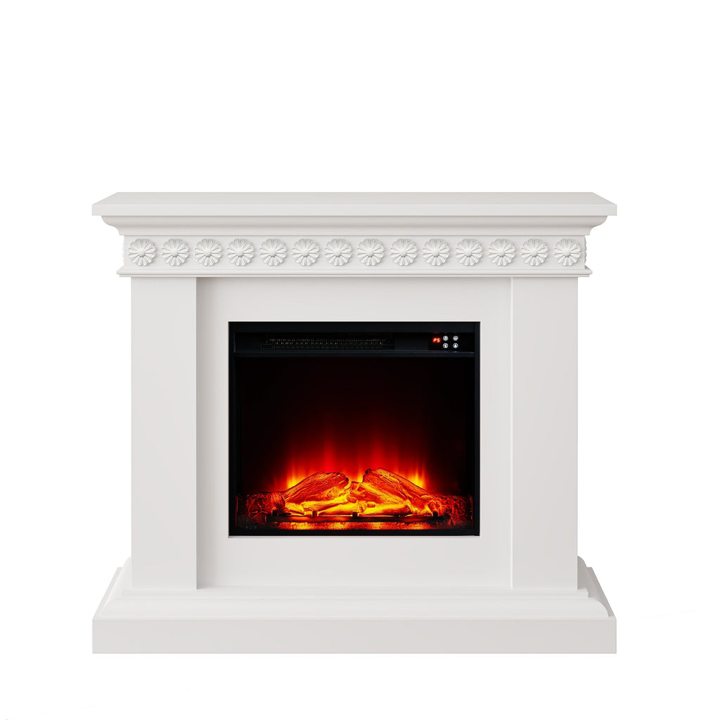 FFP24125 46.5" Electric Fireplace Mantel-White