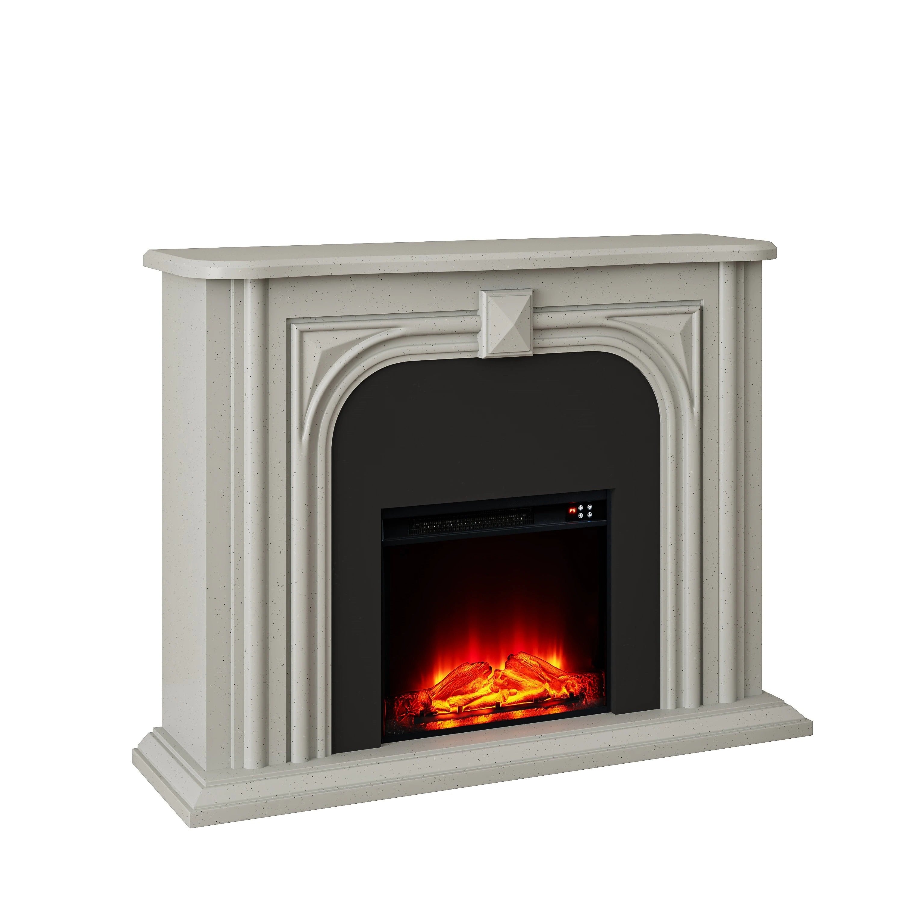 FFP24345 47.5" Electric Fireplace Mantel-Grey
