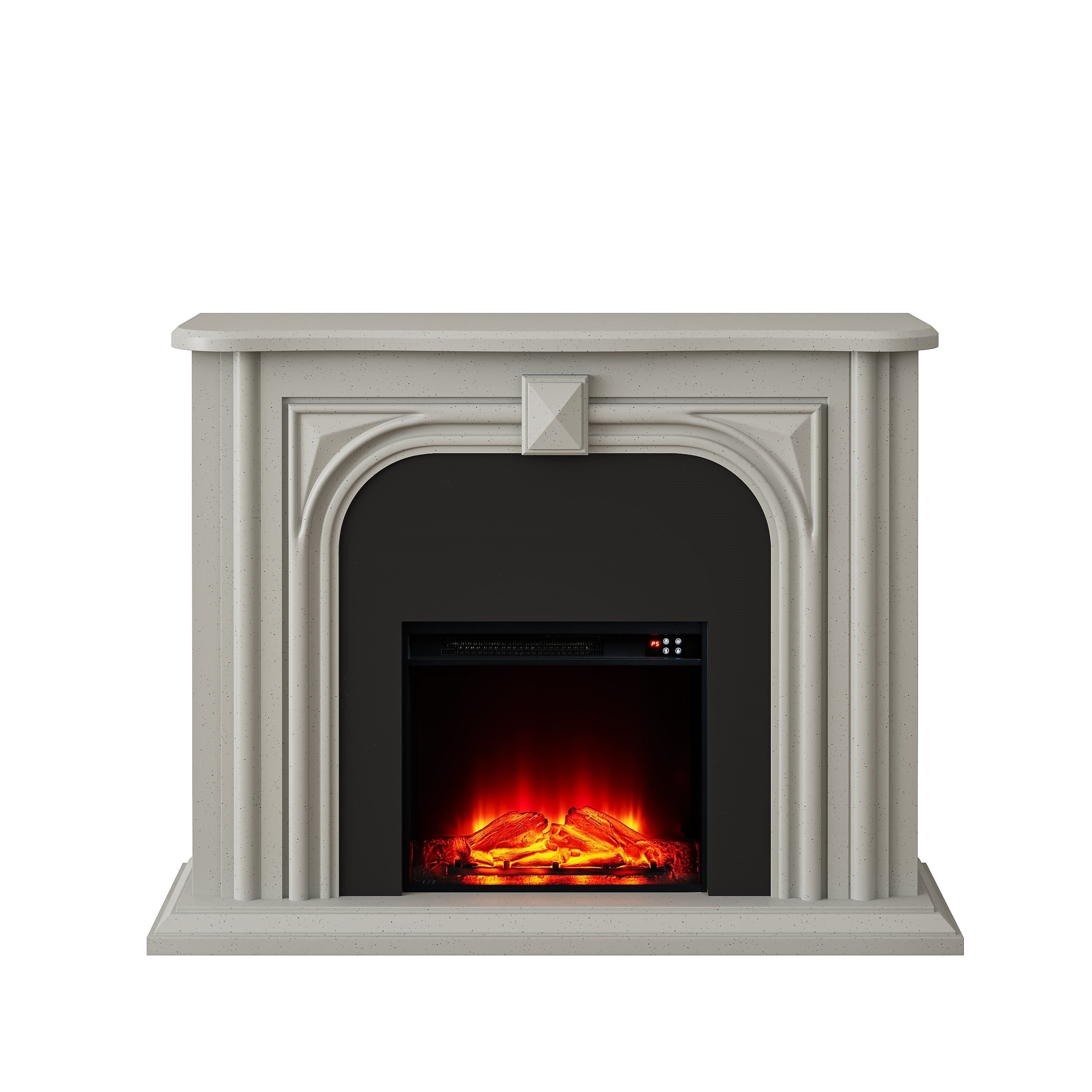FFP24345 47.5" Electric Fireplace Mantel-Grey