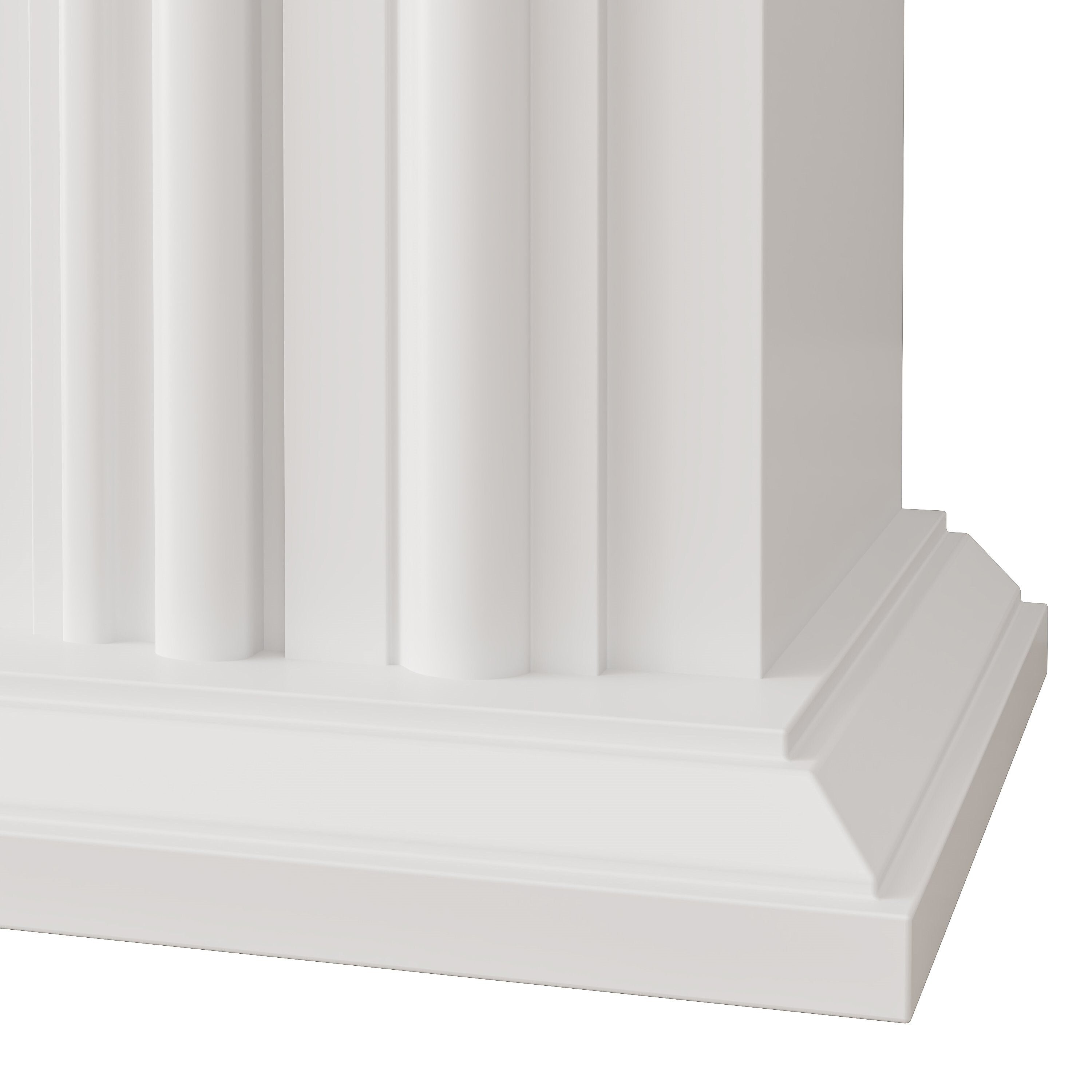 FFP24346 47.5" Electric Fireplace Mantel-White
