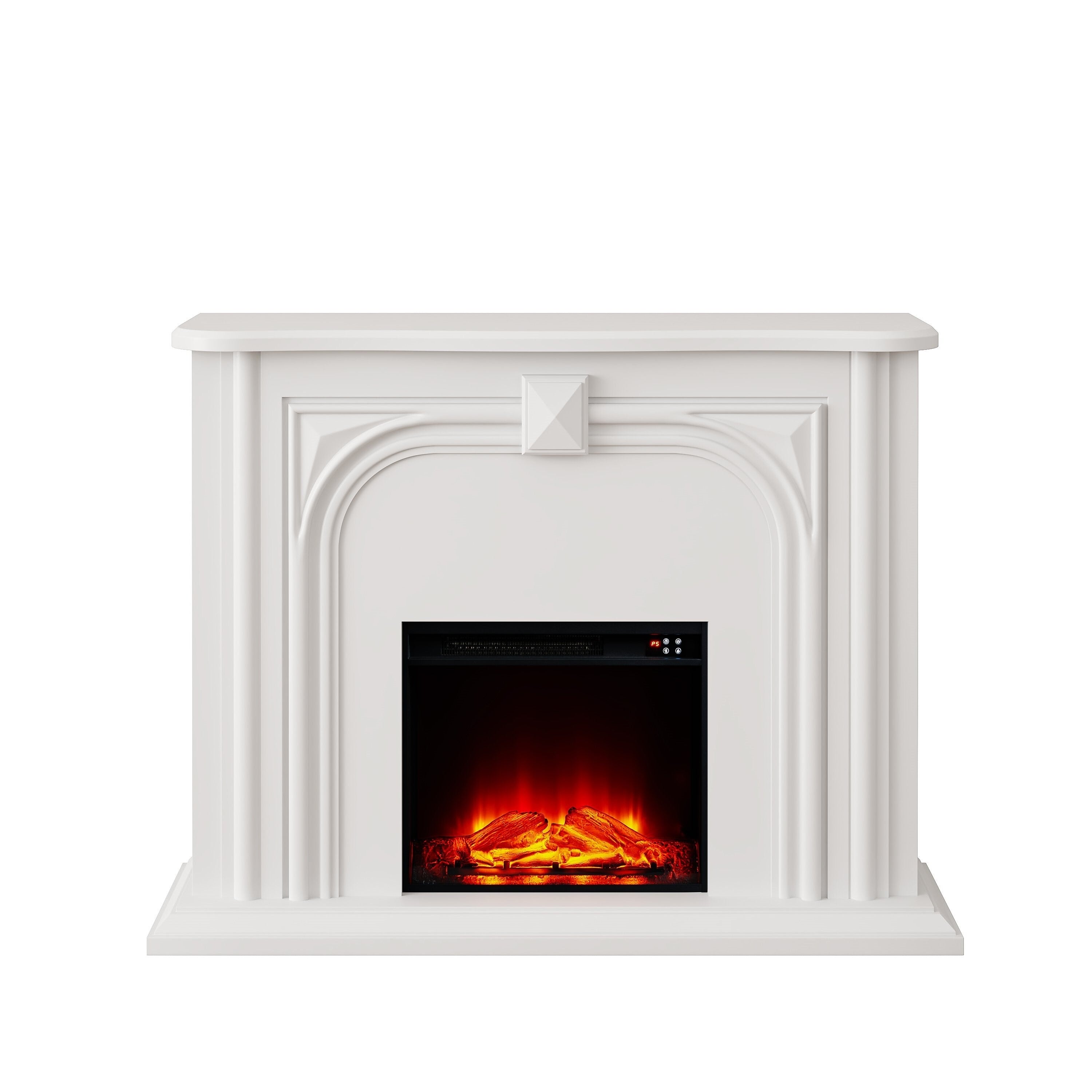 FFP24346 47.5" Electric Fireplace Mantel-White