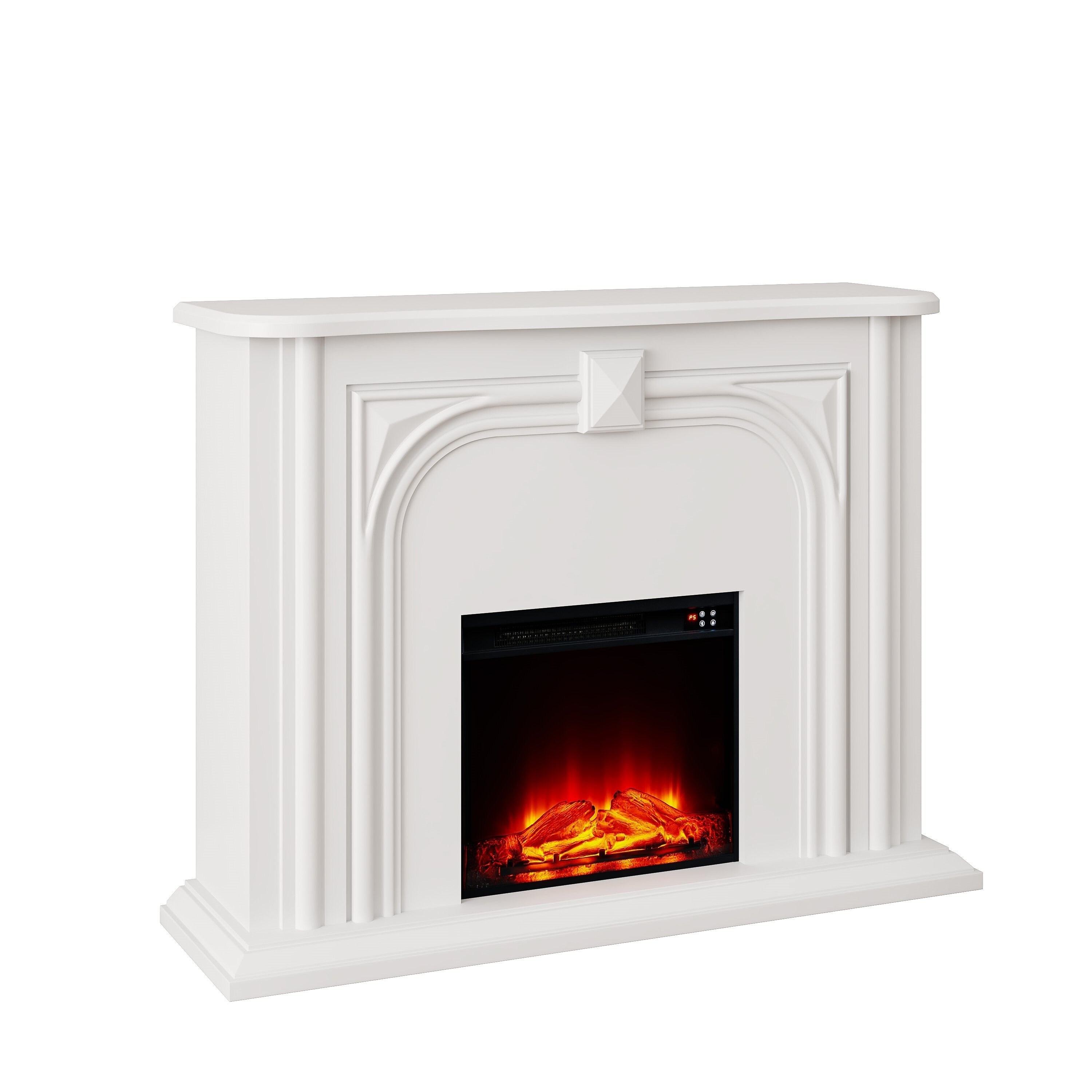 FFP24346 47.5" Electric Fireplace Mantel-White