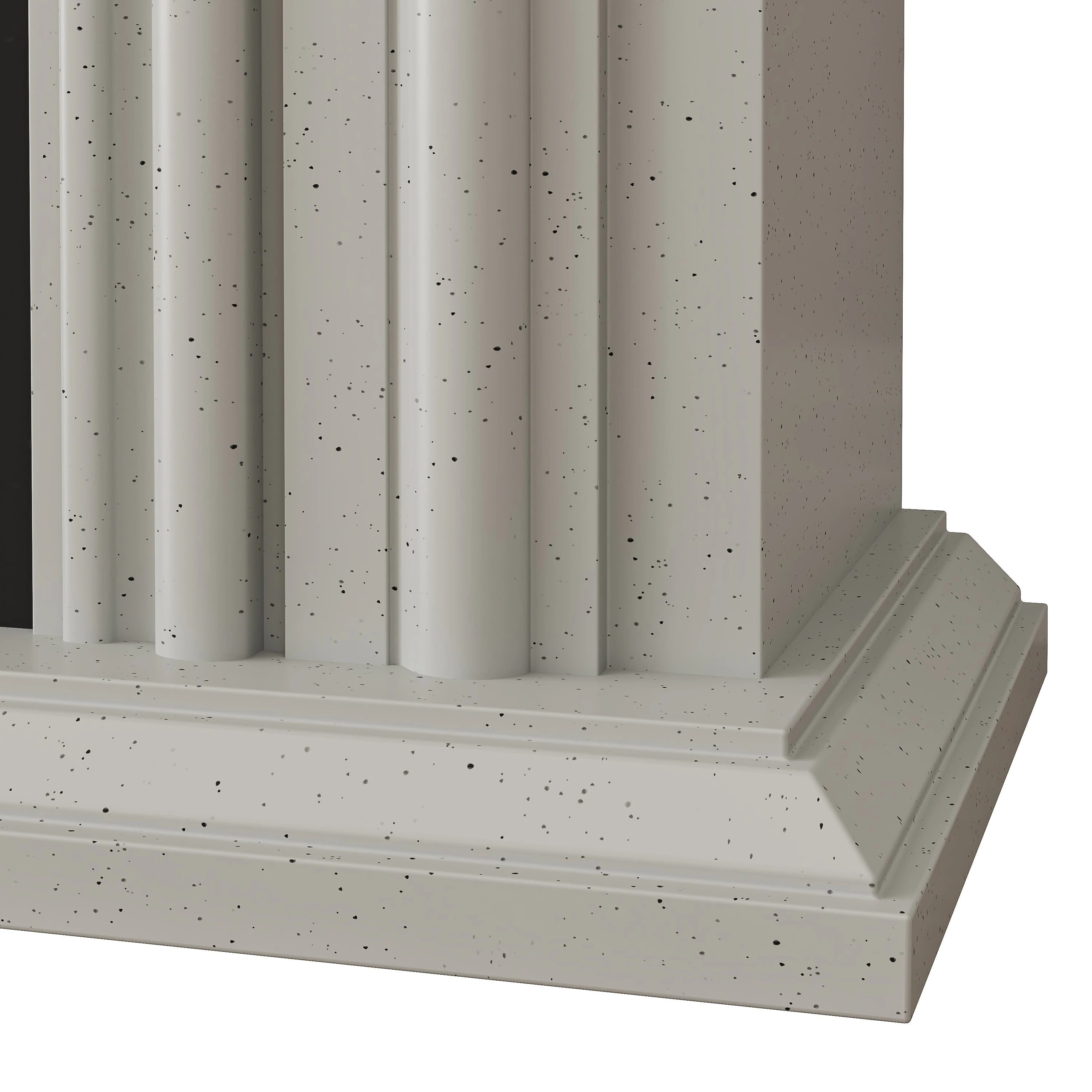 FFP24345 47.5" Electric Fireplace Mantel-Grey