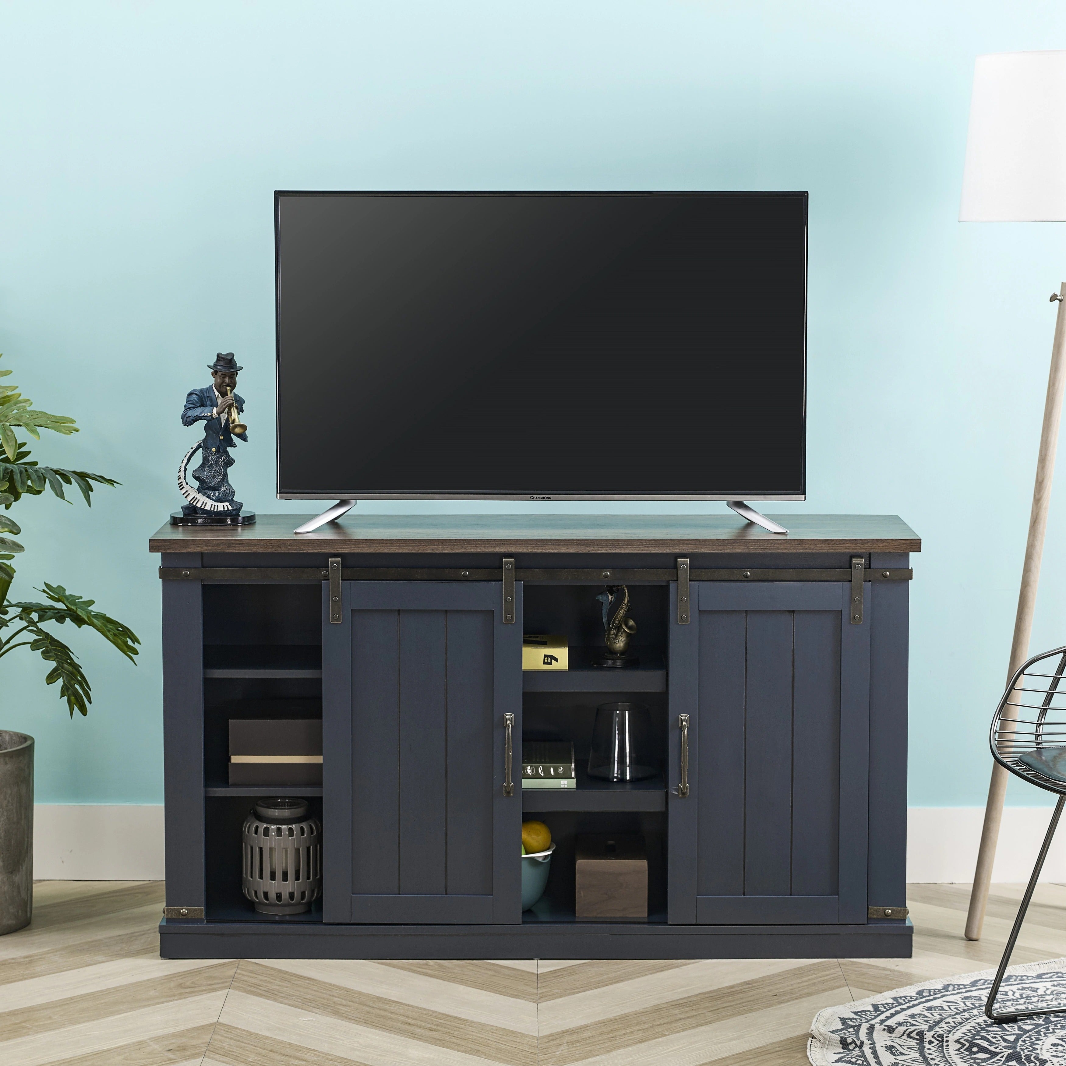 FTS21731 68" TV Stand-Blue