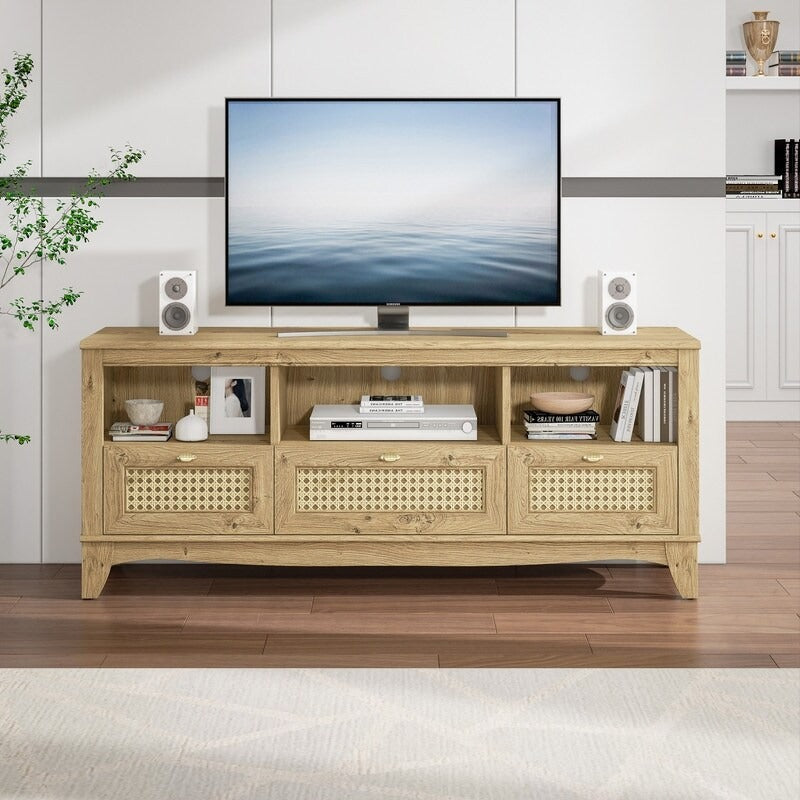 FTS22323 55" TV Stand-Beige
