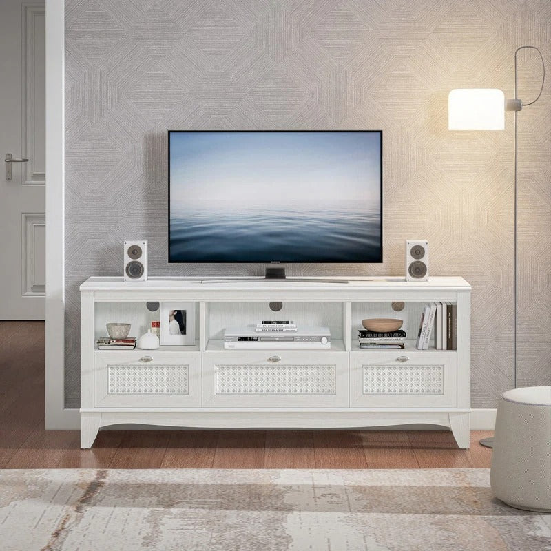 FTS22324 55" TV Stand-White