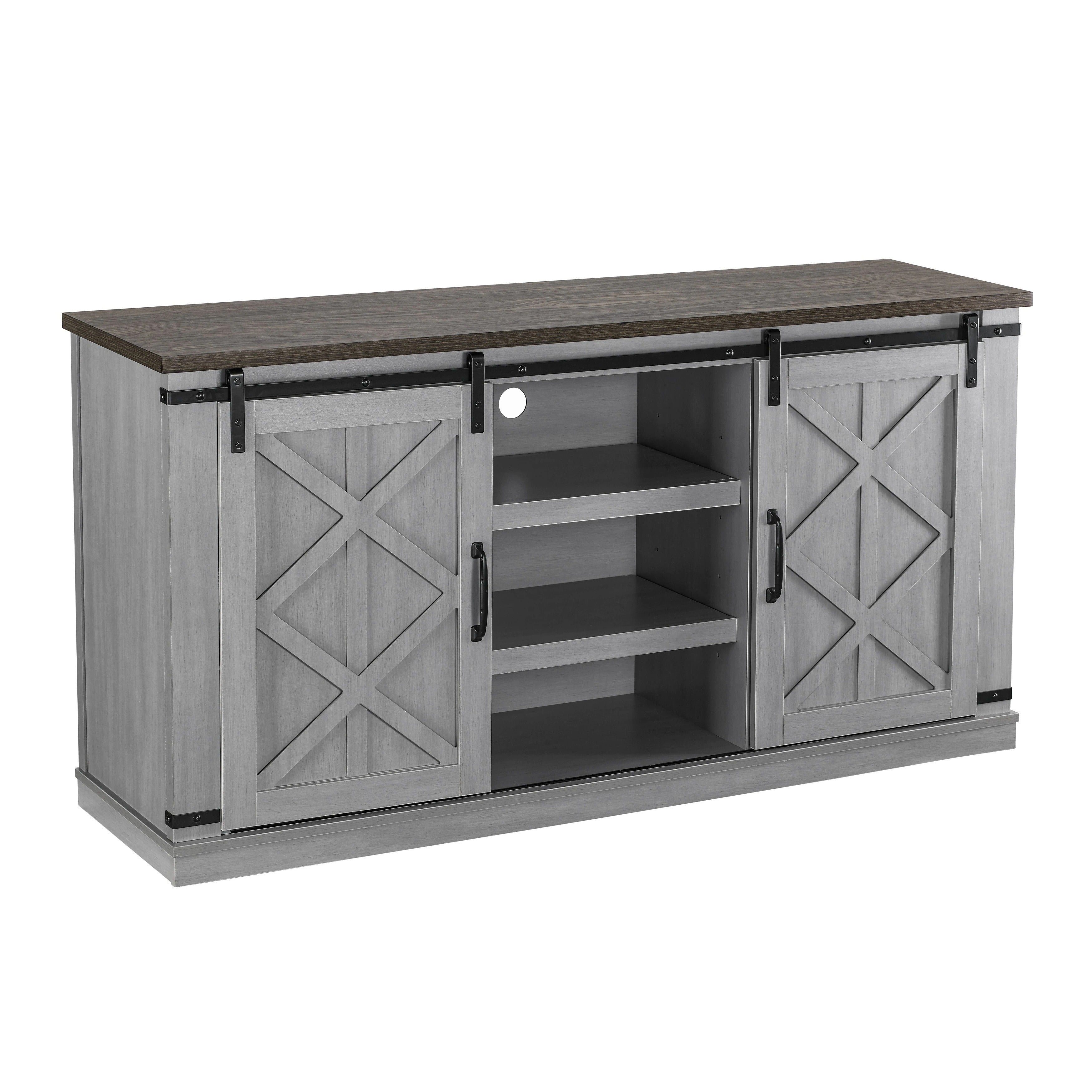 FTS20333 58" TV Stand-Grey