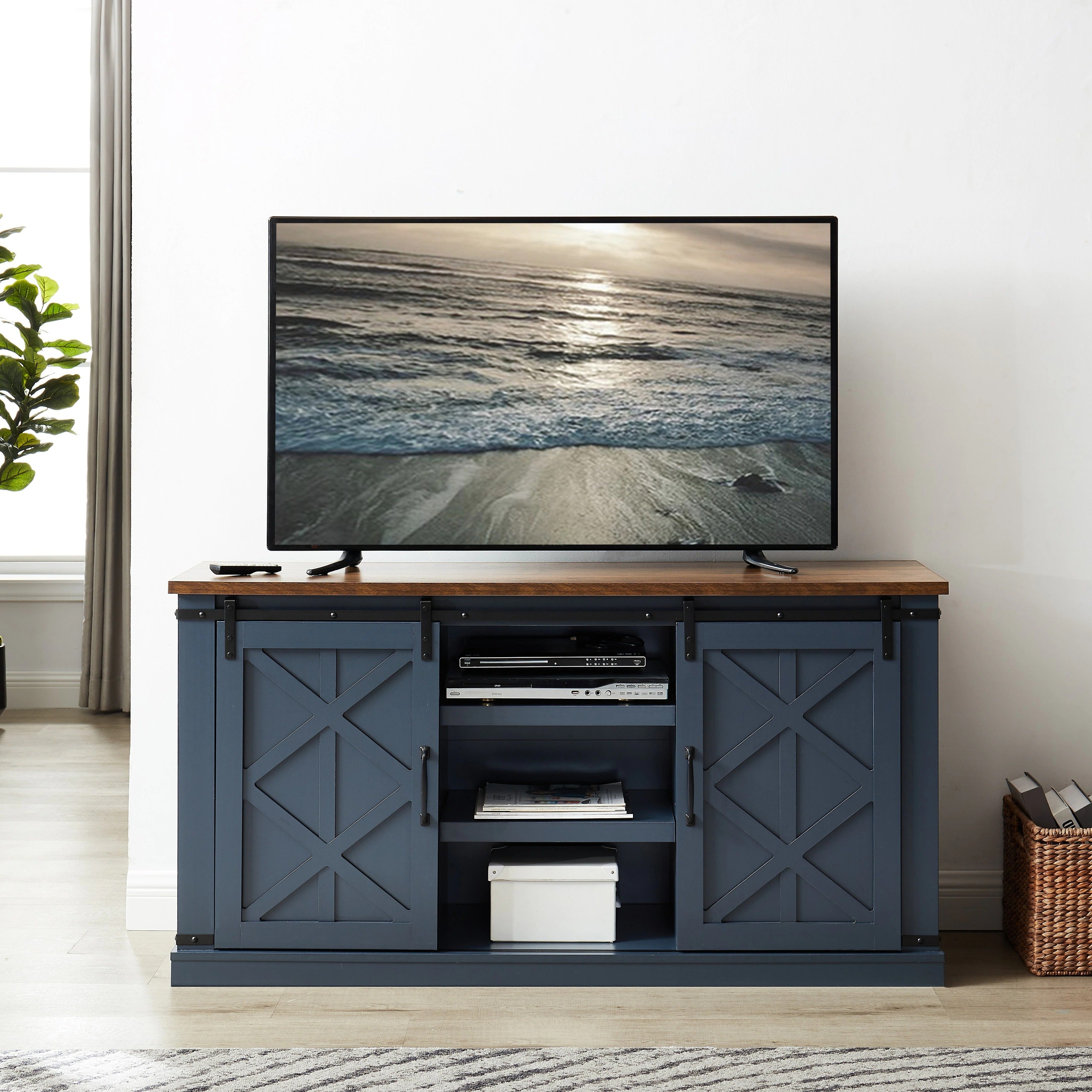 FTS20332 58" TV Stand-Blue