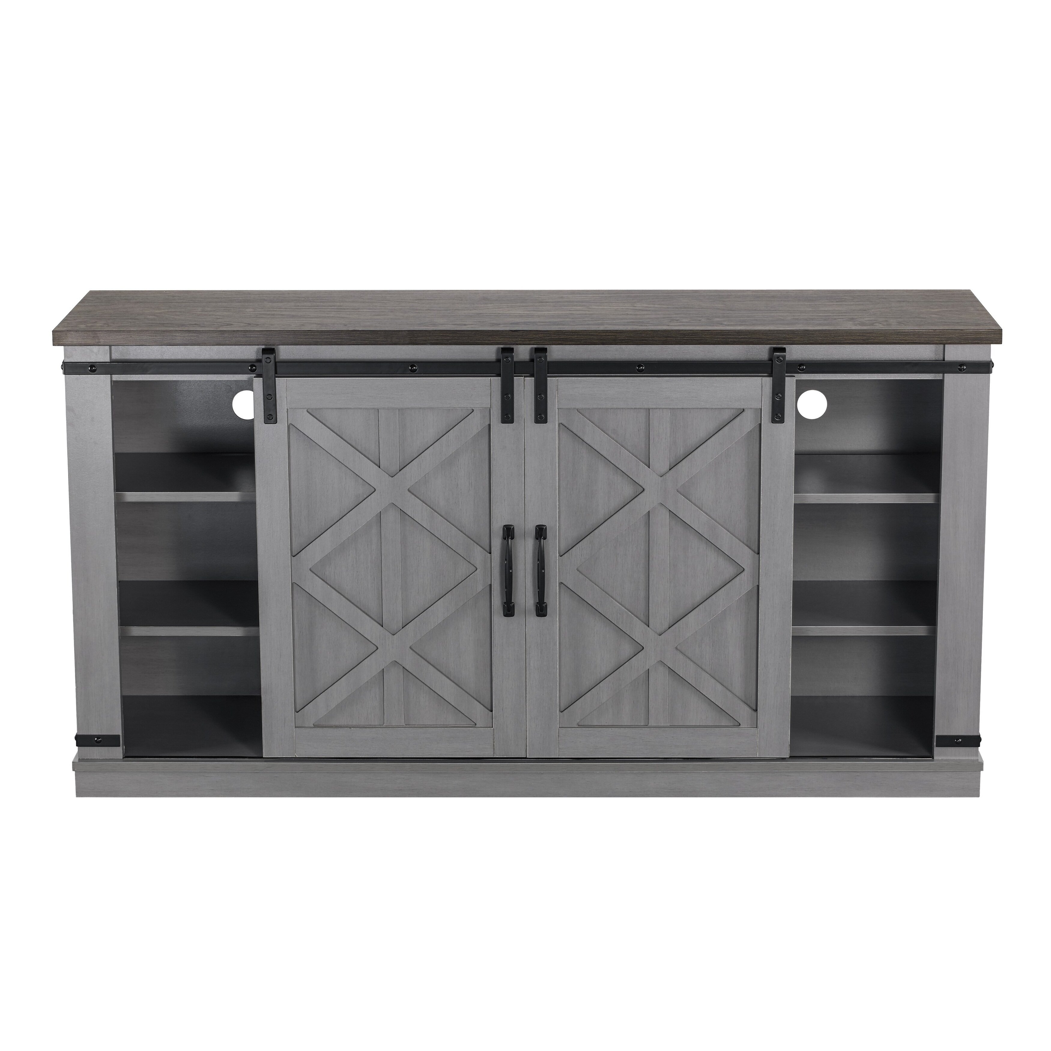 FTS20333 58" TV Stand-Grey