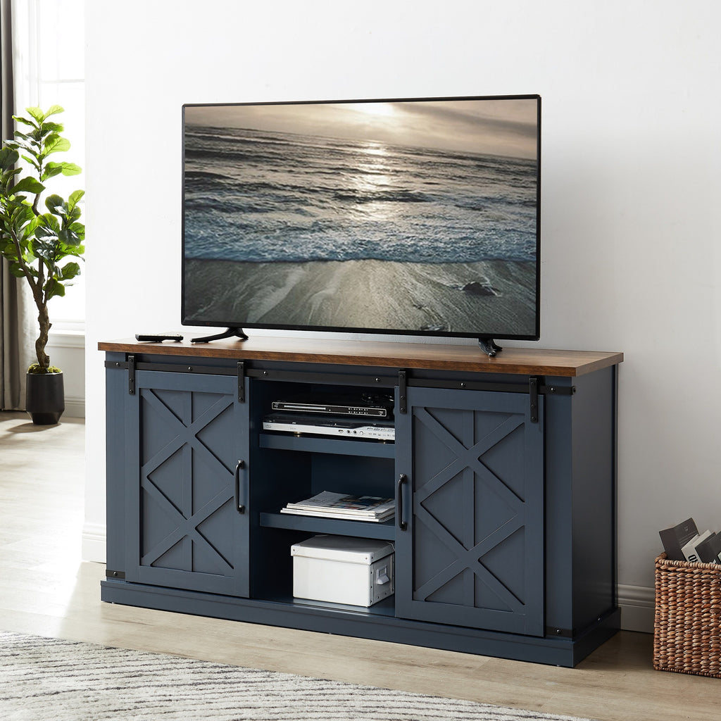 FTS20332 58" TV Stand-Blue