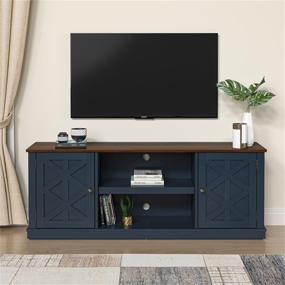 FTS21336 64" TV Stand-Navy