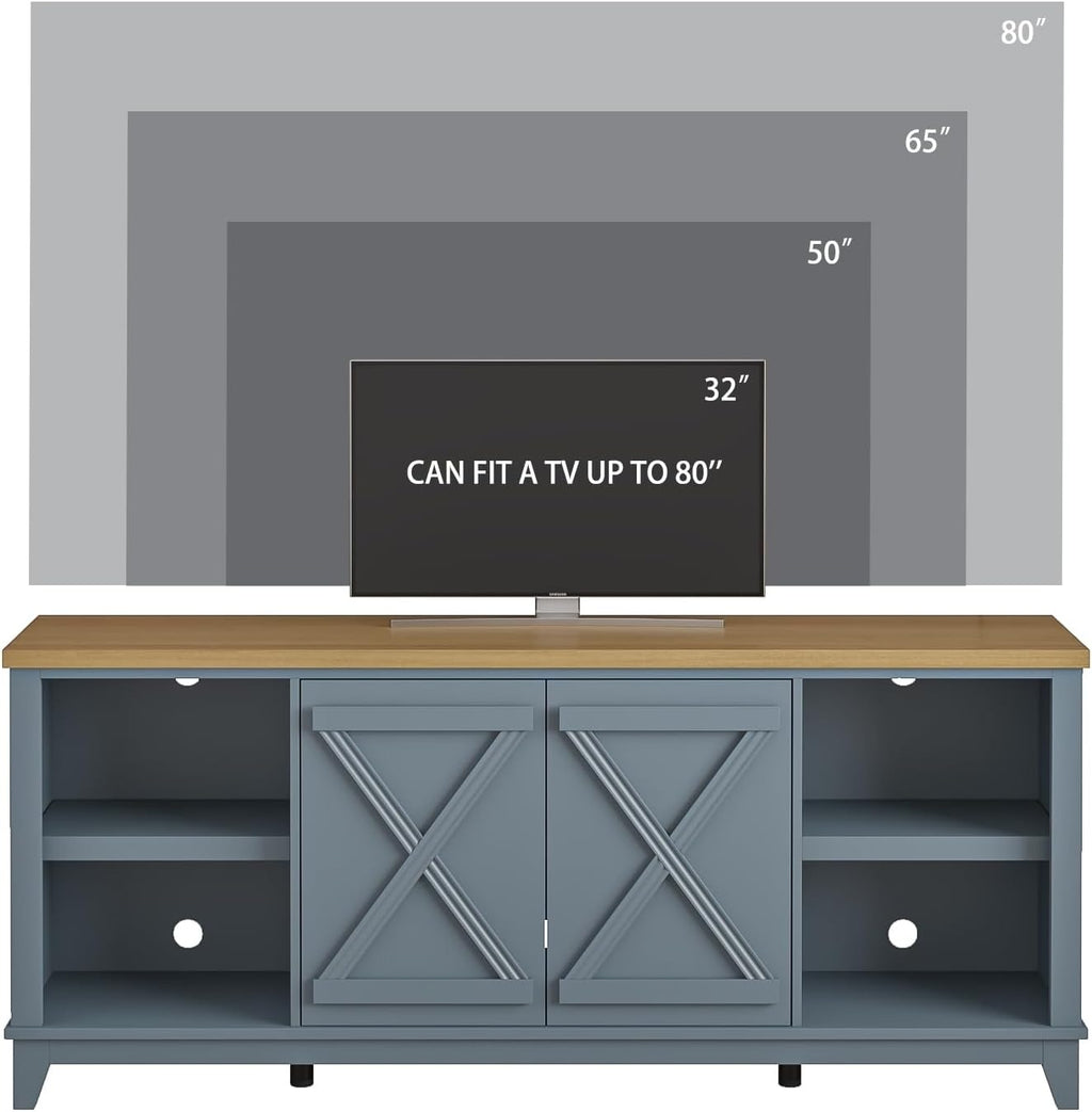 FTS23283 70" TV Stand-Blue