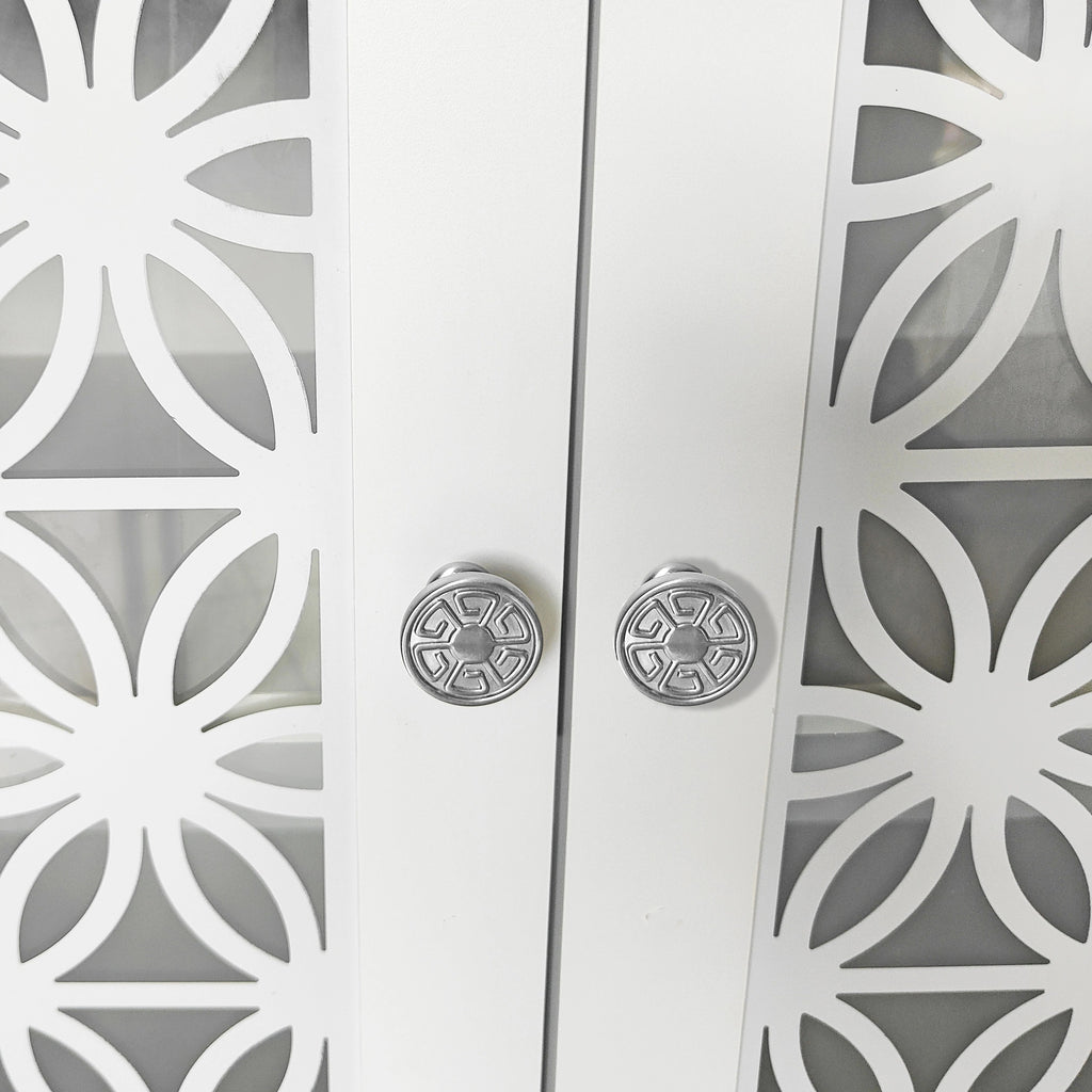 FTS22913 70" TV Stand-Grayish White