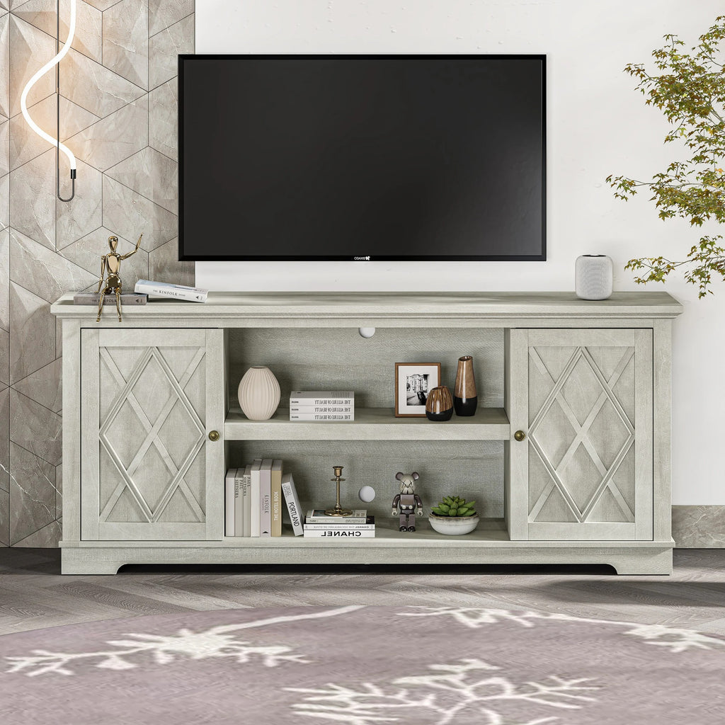 FTS22511 70" TV Stand-OffWhite