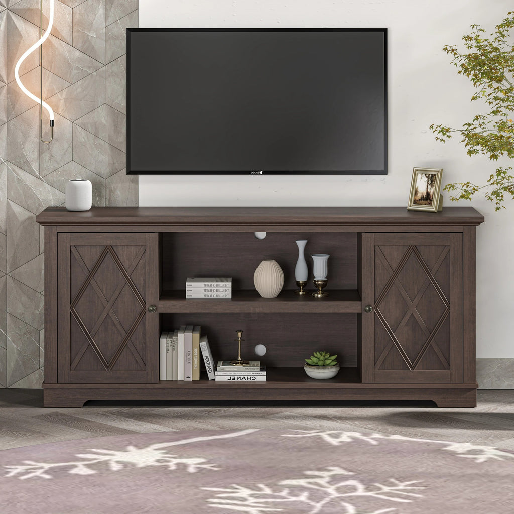 FTS22510 70" TV Stand-Brown
