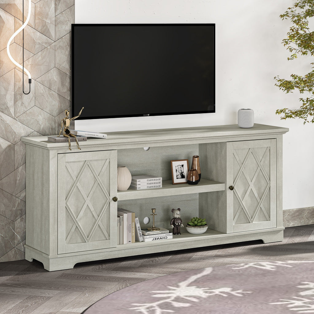 FTS22511 70" TV Stand-OffWhite