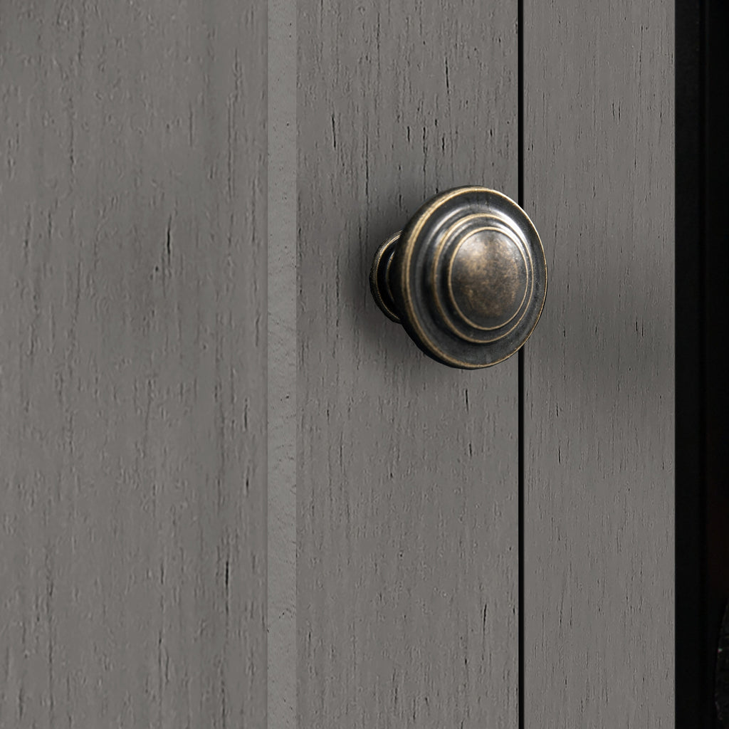 FTS23237 70" TV Stand with 26" Electric Fireplace-Grey