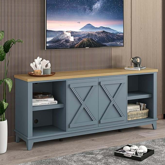 FTS23283 70" TV Stand-Blue