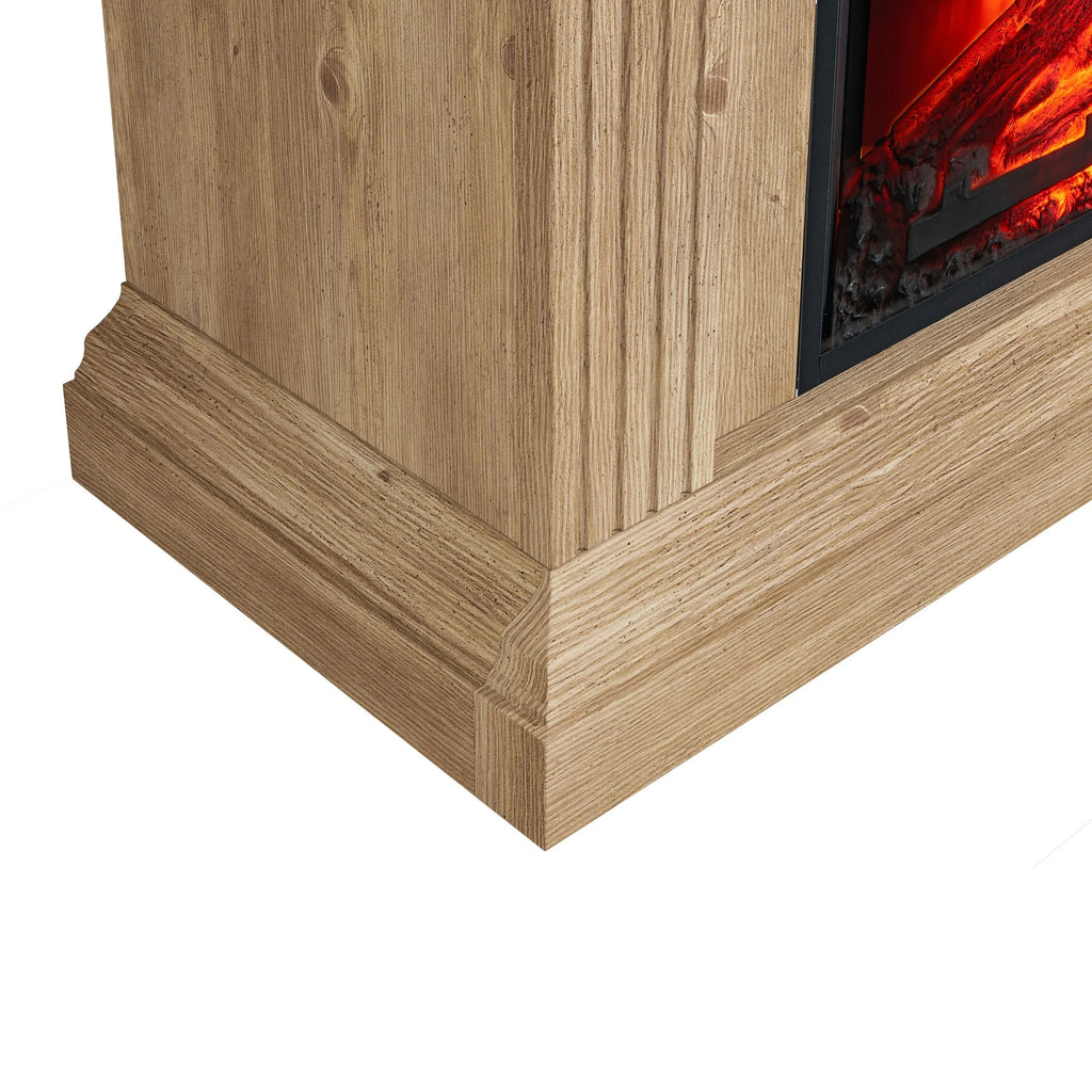 FFP23342 32" Electric Fireplace Mantel-Walnut