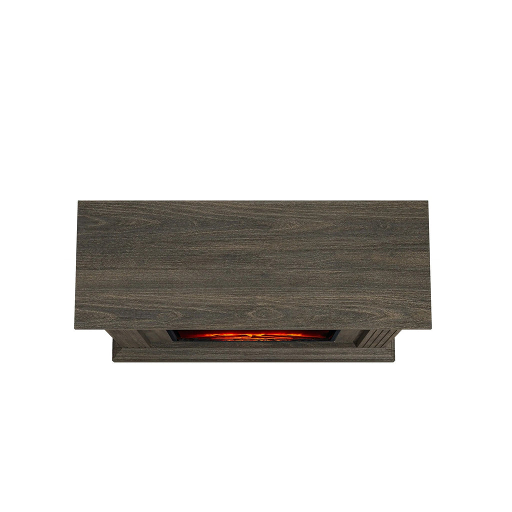 FFP23341 32" Electric Fireplace Mantel-Brown