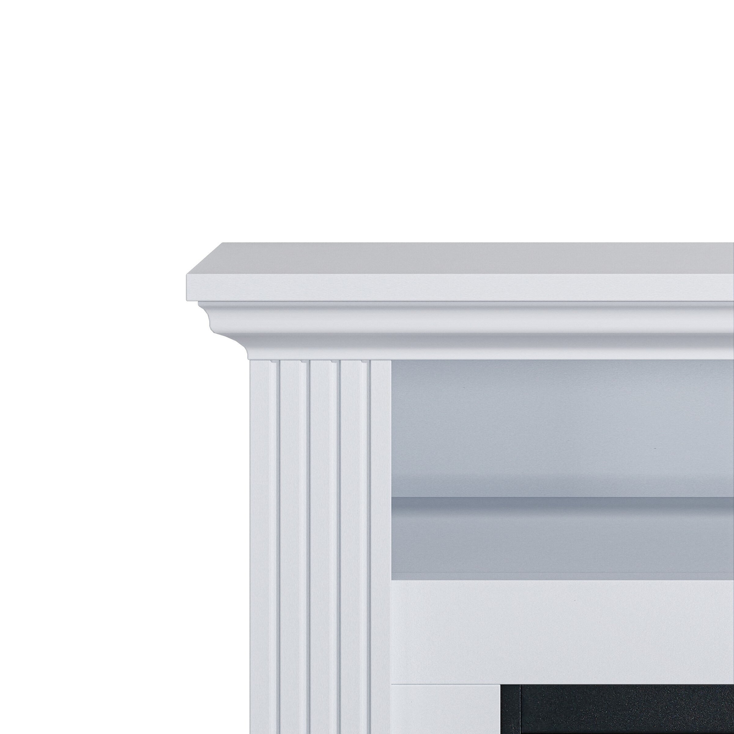 FFP23340 32" Electric Fireplace Mantel-White