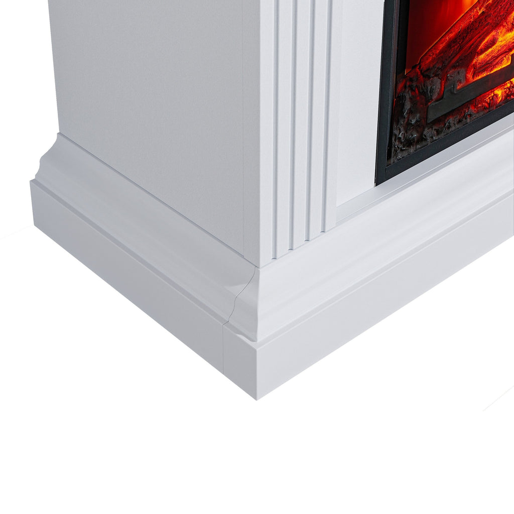 FFP23340 32" Electric Fireplace Mantel-White