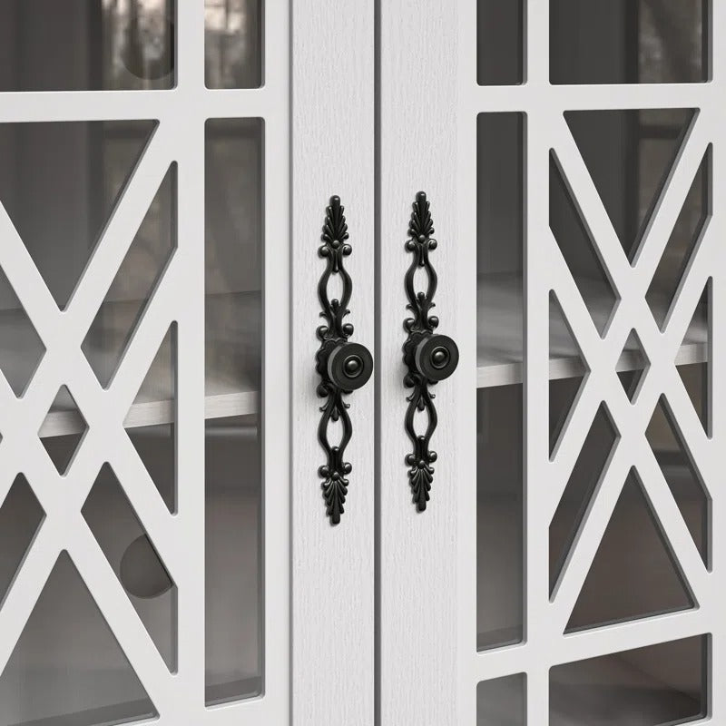 FTS24647 70" TV Stand-Grayish White