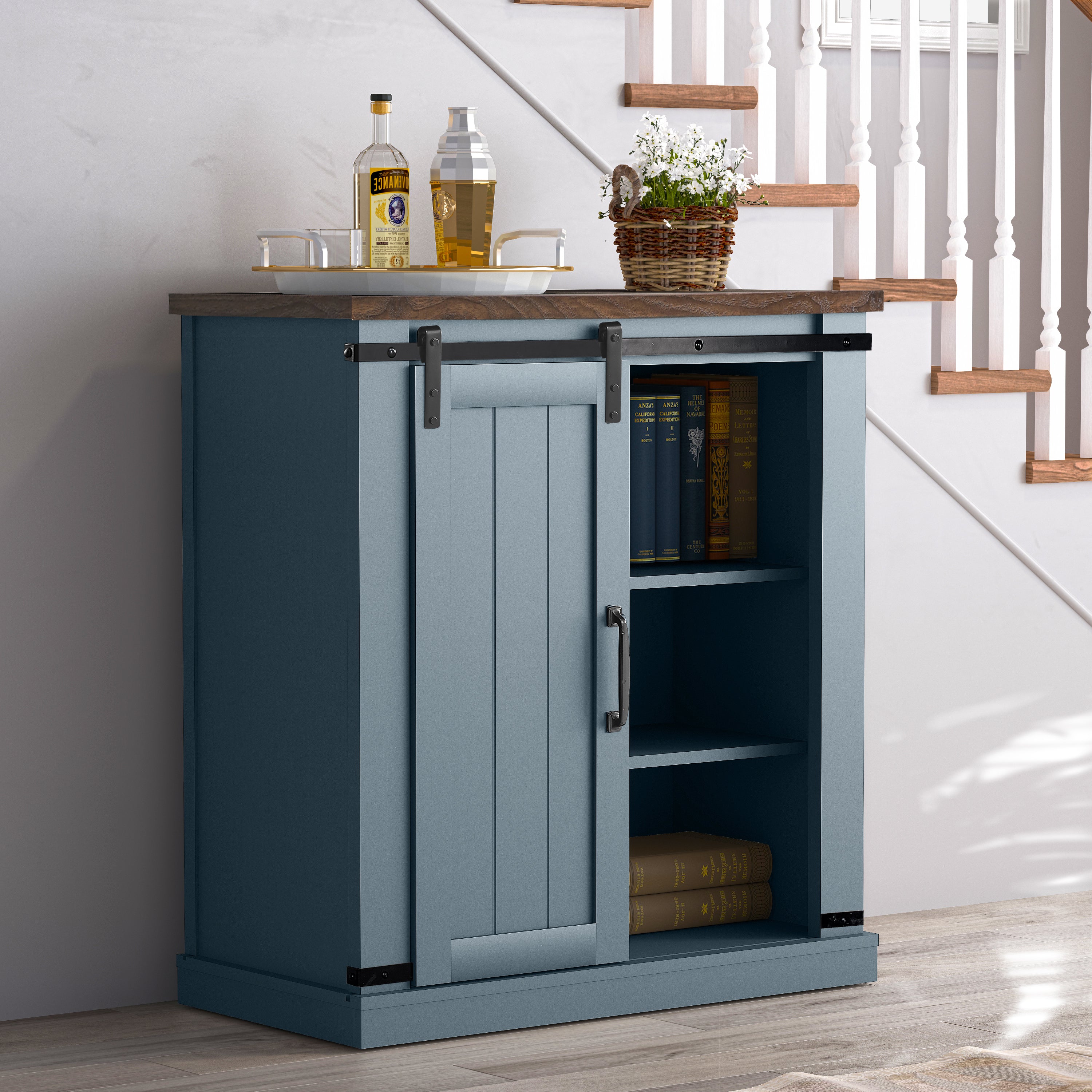 FTS24873 32" TV Stand-Navy