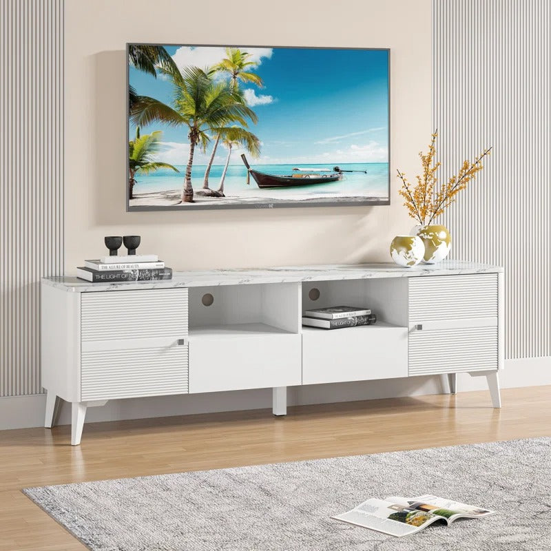 FTS23550 70" TV Stand-White