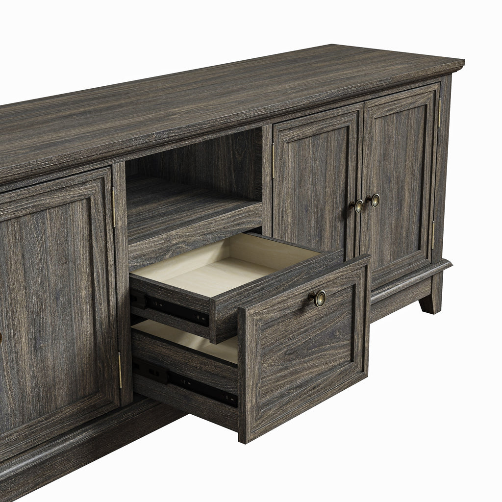 FTS24422 72" TV Stand-Brown