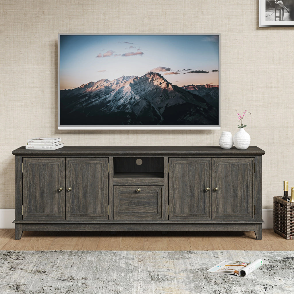 FTS24422 72" TV Stand-Brown