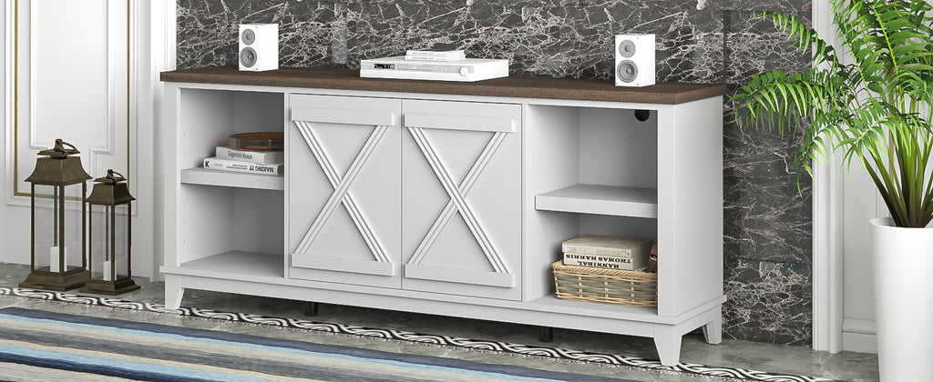 FTS23281 70" TV Stand-White