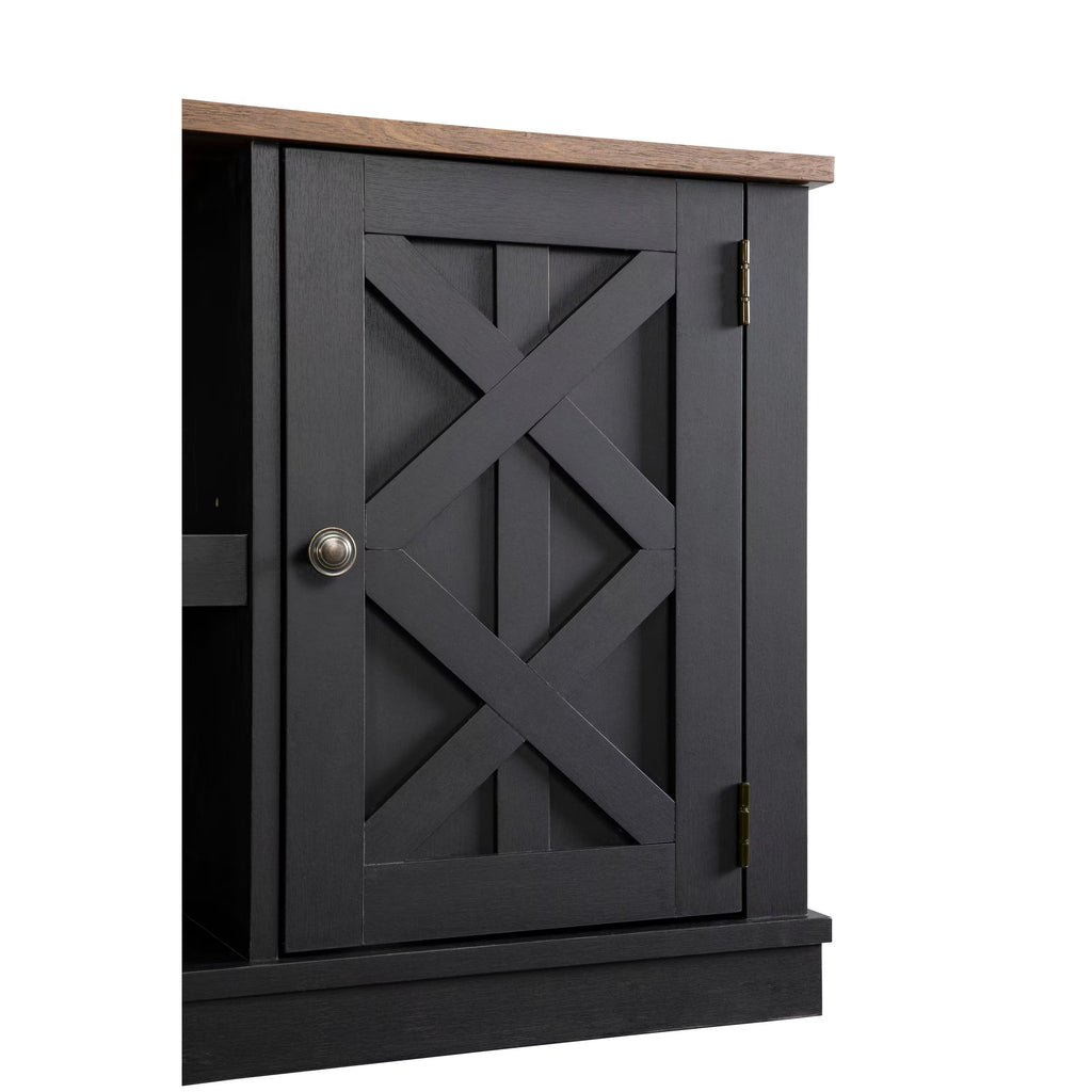 FTS20324 54" TV Stand-Black