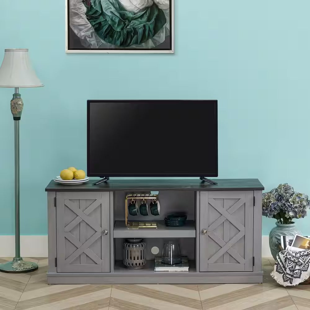 FTS20401 54" TV Stand-Grey
