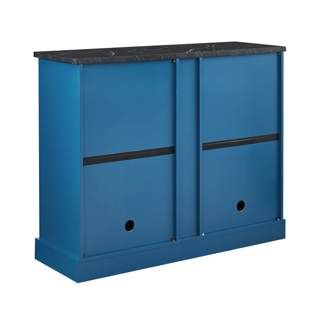 FWC21180 47" Wine Cabinet-Blue