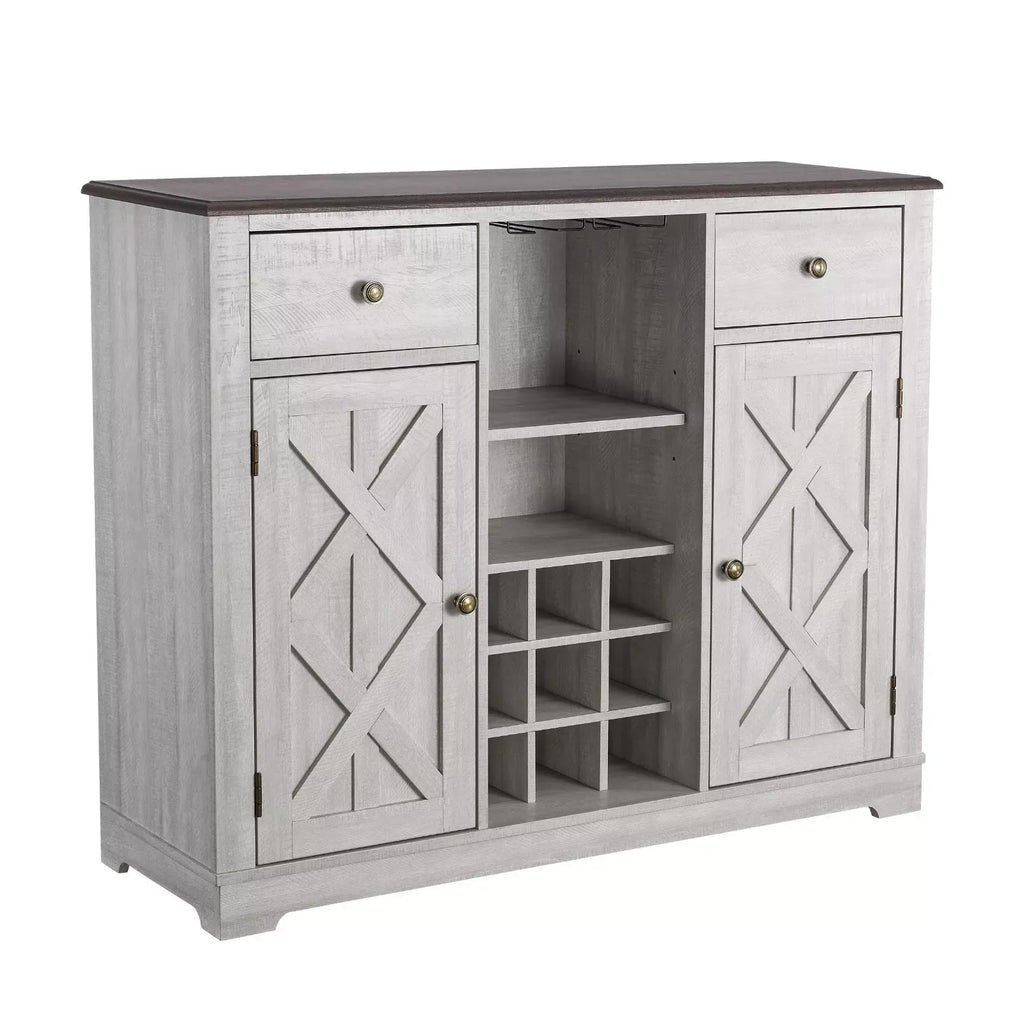 FWC20103 47" Wine Cabinet-Offwhite