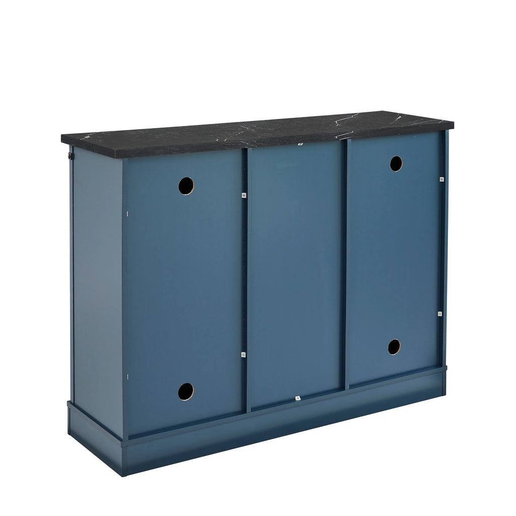 FWC21132 47" Wine Cabinet-Blue