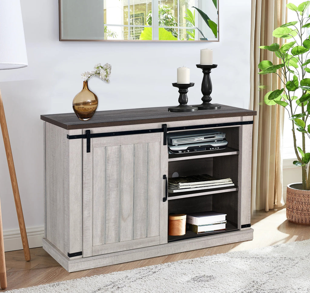 FTS20821 47" TV Stand-Offwhite