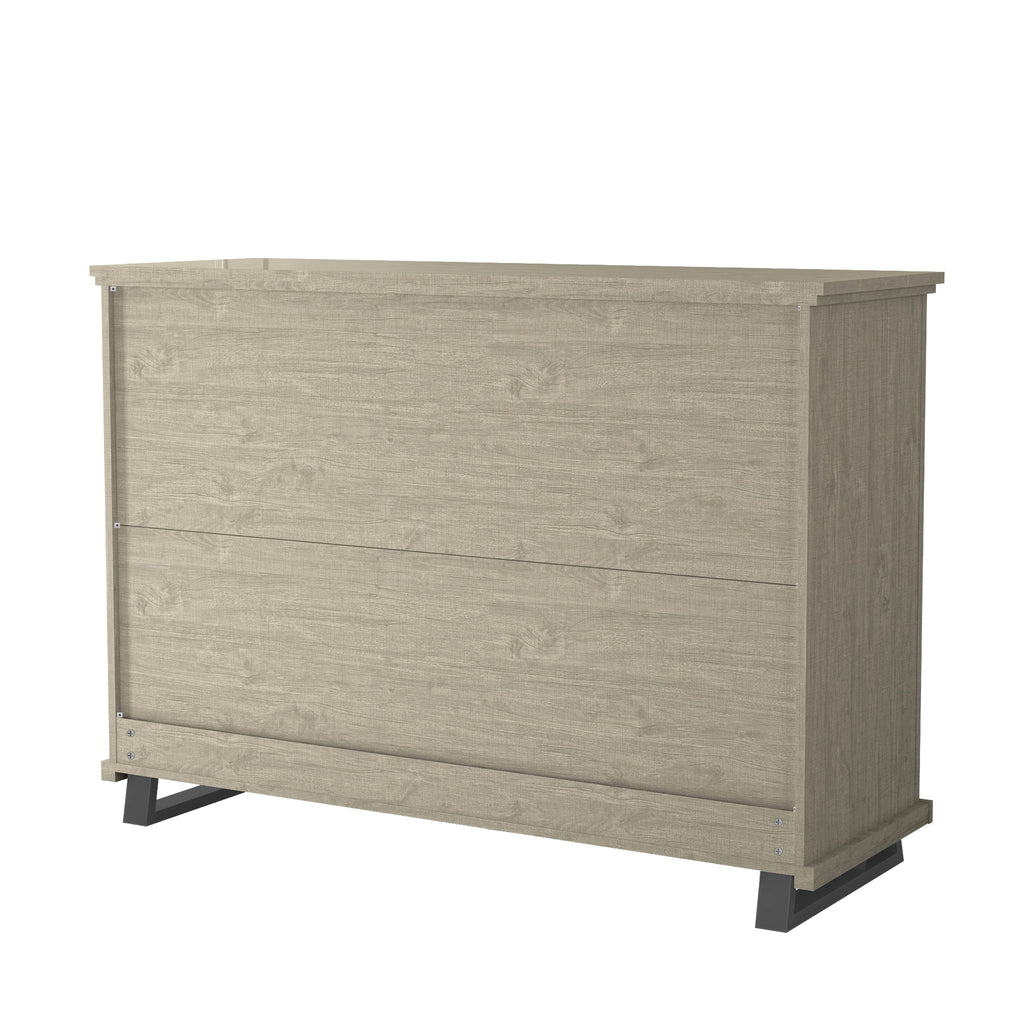 FDR22225 52" Bedroom Dresser with 6 Drawers-Beige