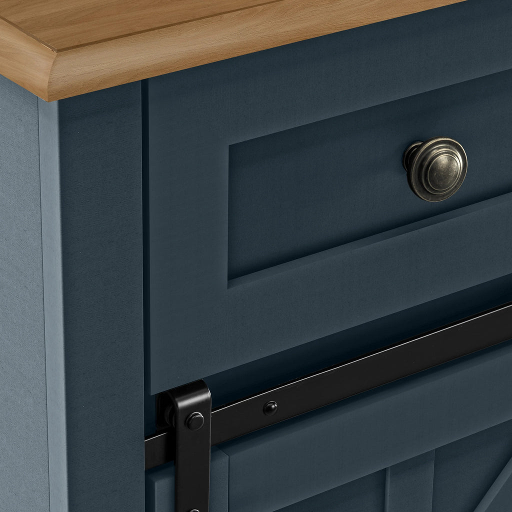 FWC23427 32" Wine Cabinet-Blue