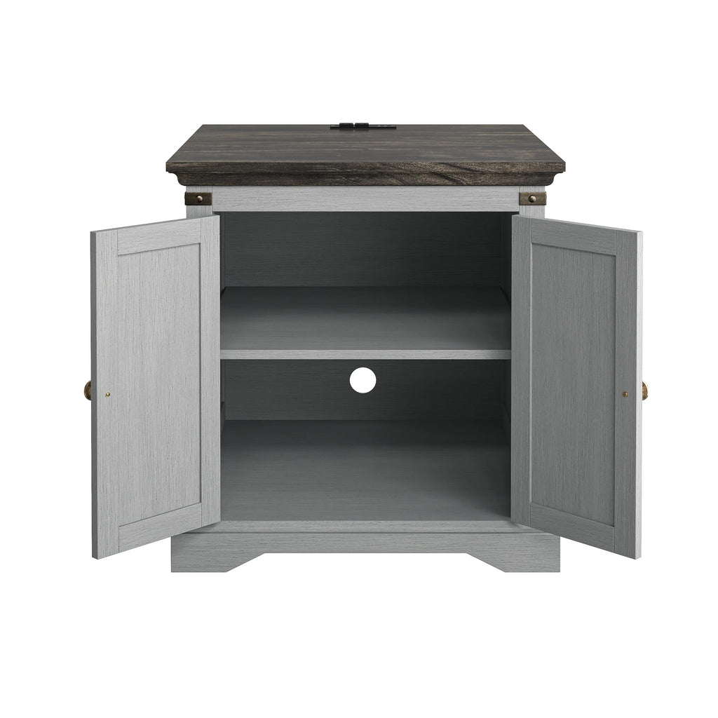 FST23901 24" Side Table-Grey